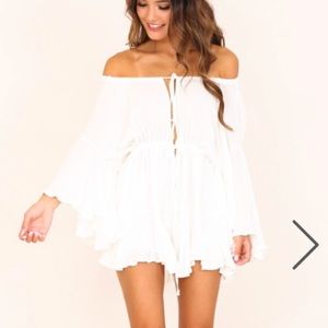 Montana Playsuit in White